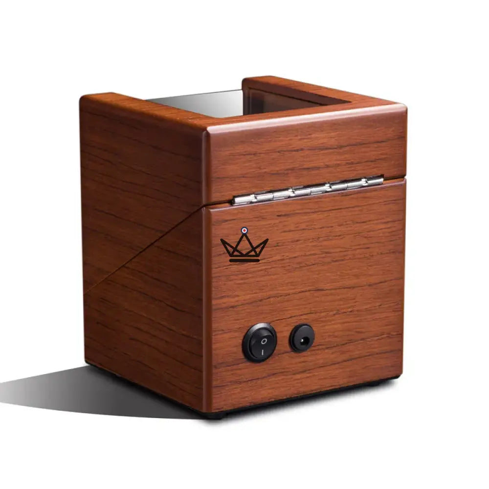 RUSTIC HERITAGE Automatic Watch Winder — Refined Wood, 3 Configurations, 5 Modes — view 11