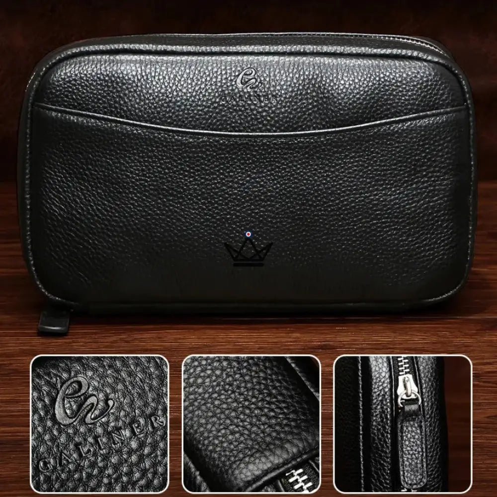 Humidor de viaje de cuero - Estilo del espectro - vista 2
