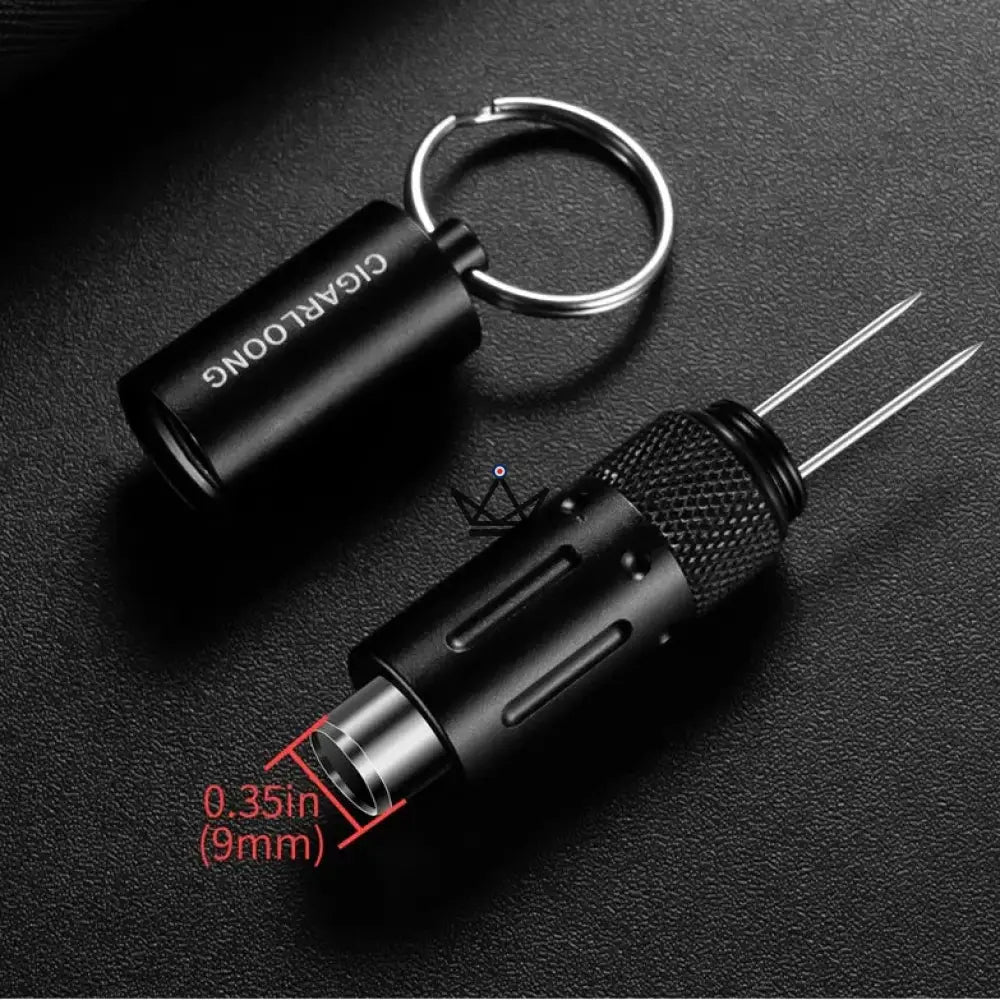 Zigarrenbohrer 2-in-1 CAPONE — Edelstahl, 6 Farben | Geschenkbox – Ansicht 3
