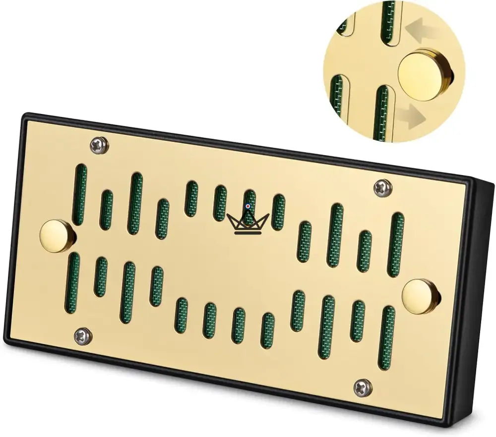 Zigarrenhumidor VENTIS CELL – Verstellbares Gitter, Oasis-Schaum | Gold oder Silber – Ansicht 9