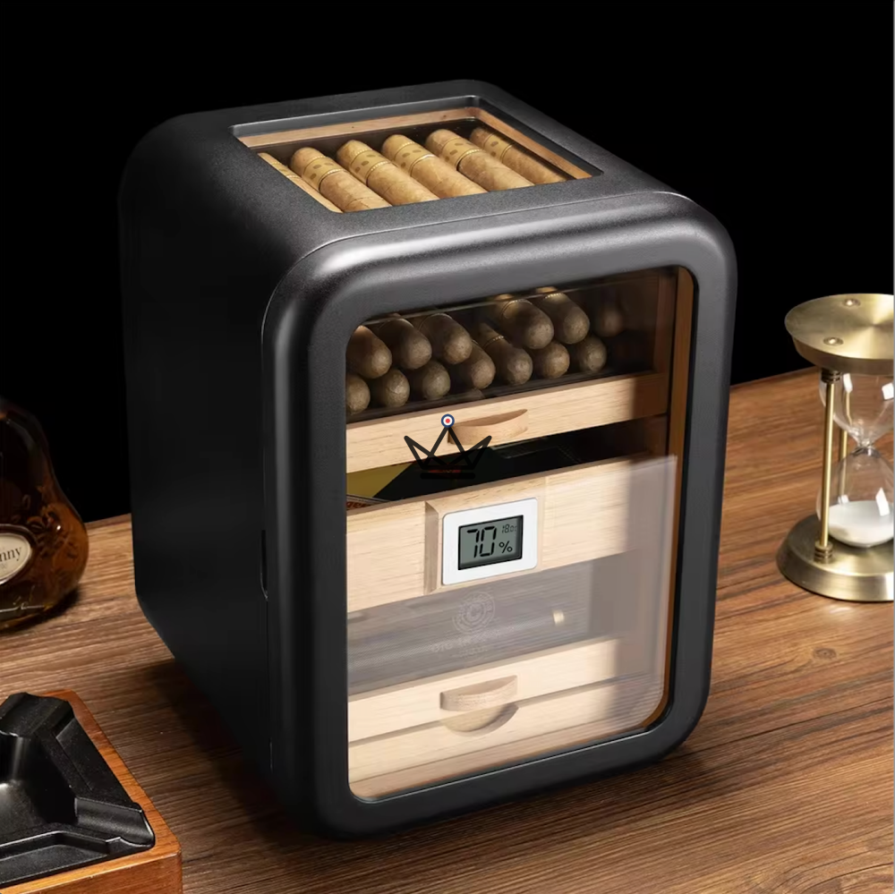 Zigarrenhumidor EAMES Edition — 110 Zigarren, Zeder, Hygrometer | Klassisch & Visionär – Ansicht 4