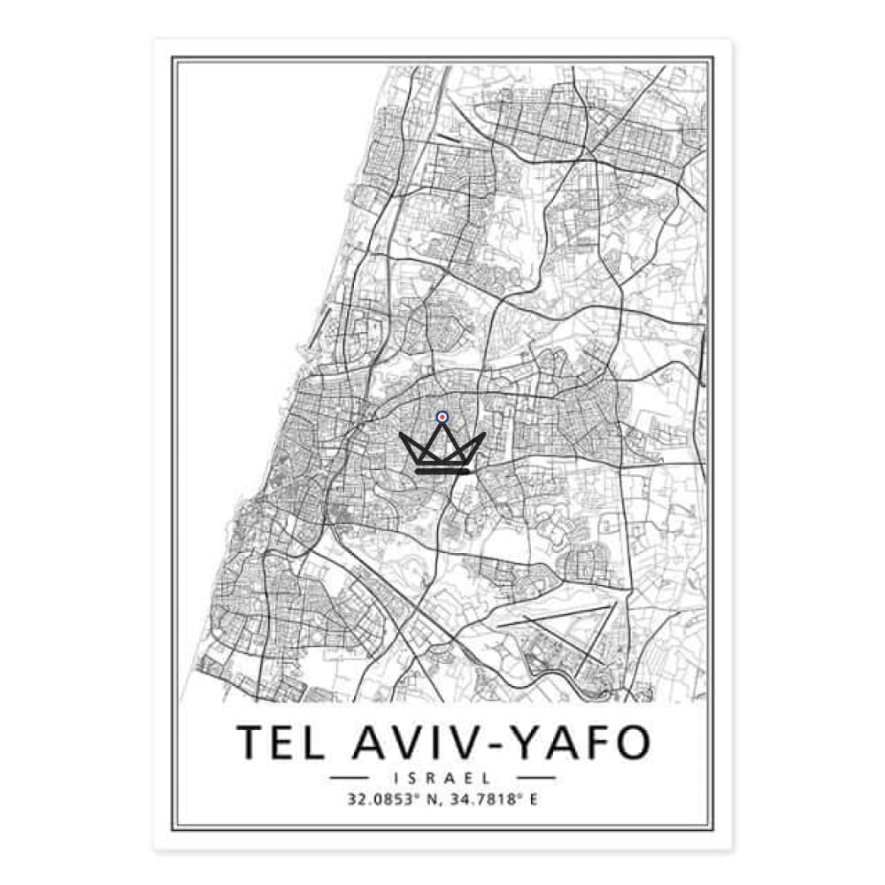 Plakate mit Stadtplänen – Ansicht 18