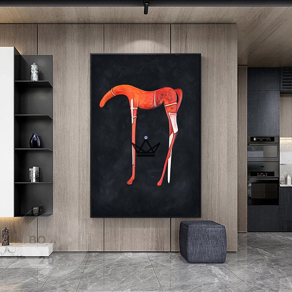 XXL oil painting on canvas - Animal Balance — view 6