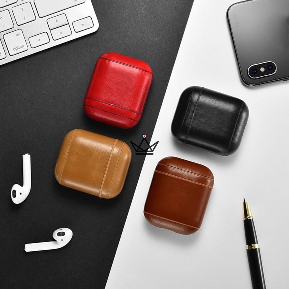 Case for AirPods - The LeatherPods — Black