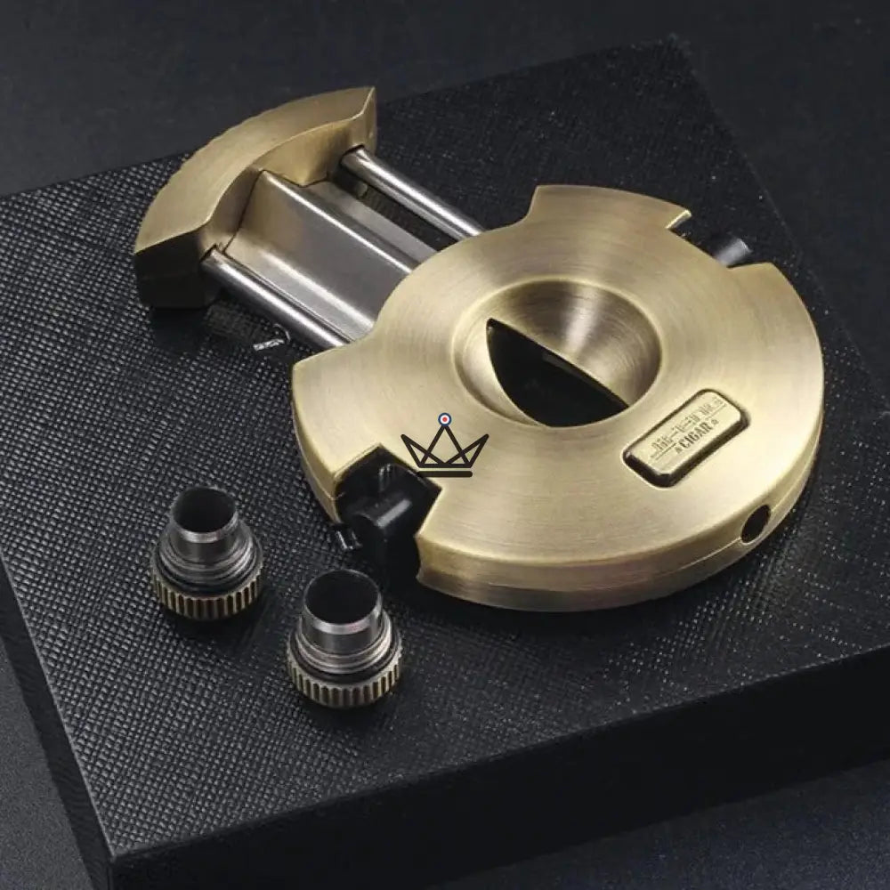 Modern Edition Circular Cigar Cutter | 3-in-1 Guillotine + Punches — Urban Bronze