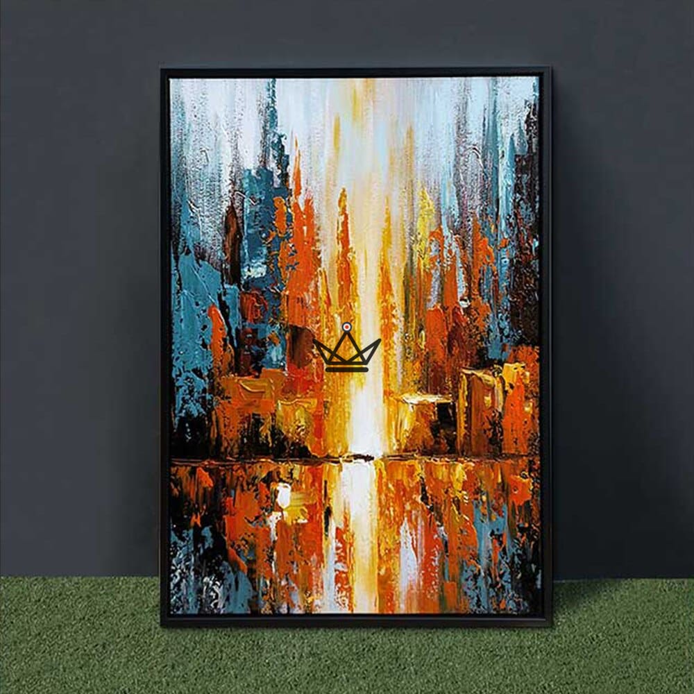 XXL oil painting on canvas - Modern design — C / 60cm x 90cm