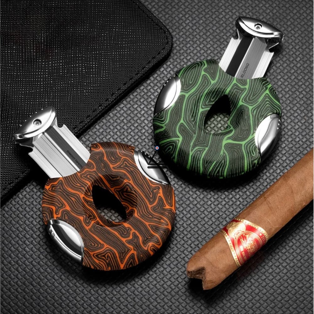 KUKLOS V-Cut Cigar Cutter — Premium Alloy, Precise Cut, 5 Colors | Includes Cigar Gift Box — view 2