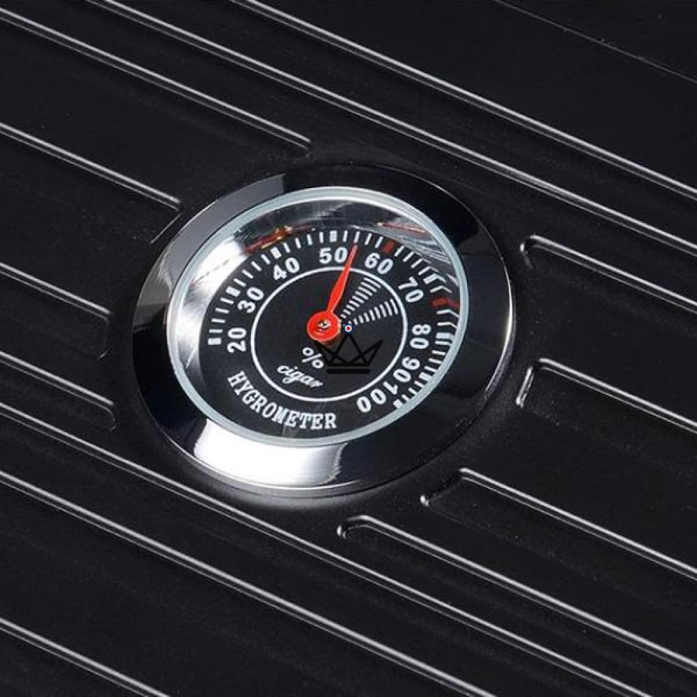 Reisehumidor RICK 21 — Stossfest, für 10 Zigarren, integrierter Hygrometer – Ansicht 6