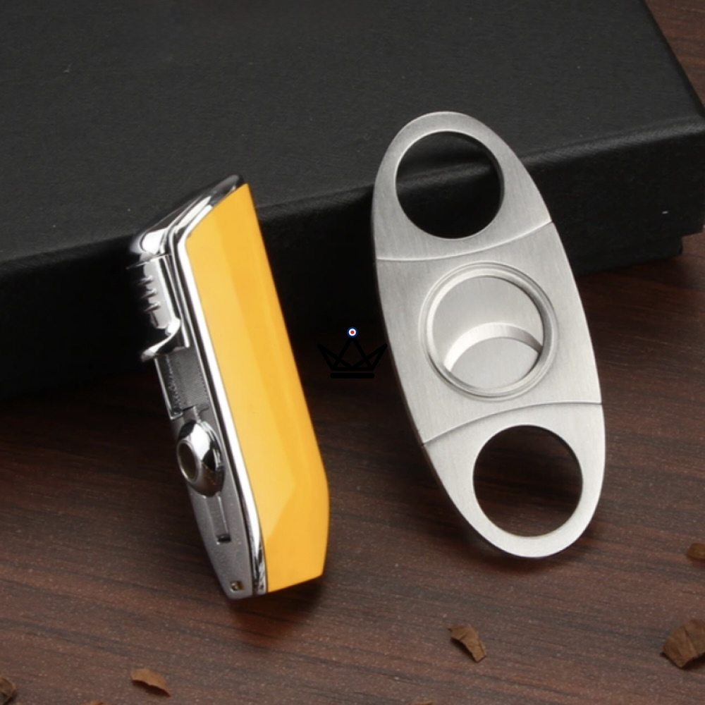 HOUDINI Lighter & Cigar Cutter Pack — Built-in Punch + 22 mm Cut | Collector's Box — view 1