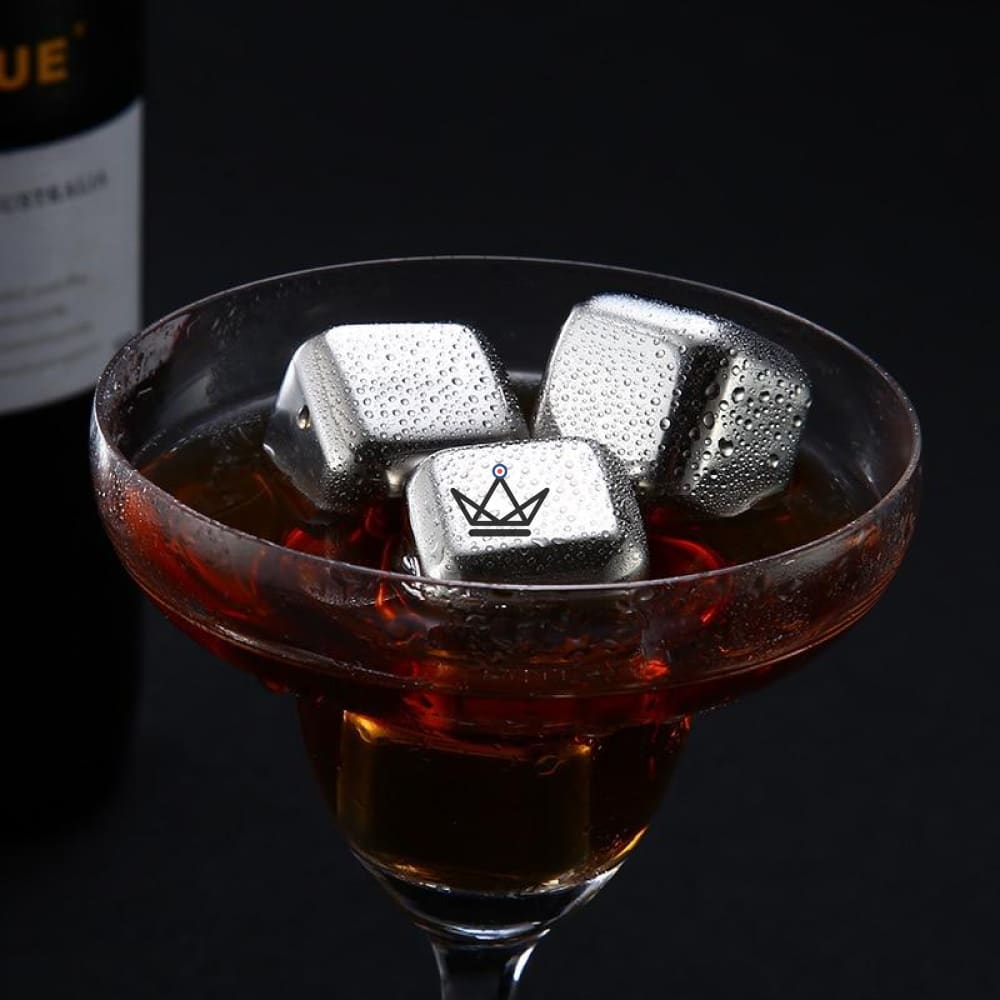 Cubo de hielo de acero inoxidable reutilizable — vista 3
