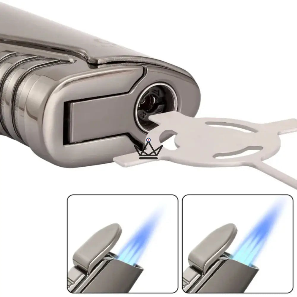 WAGNER Cigar Lighter — 3 Adjustable Jet Flames, 4 Colors | Elegant Cigar Gift Box — view 5