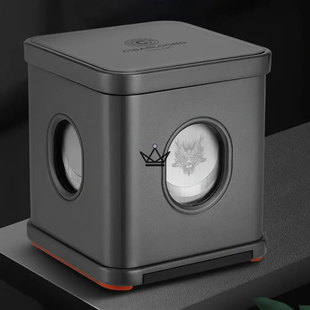 Dragon Town Cube Desktop Cigar Cutter — 3 Cuts — view 2