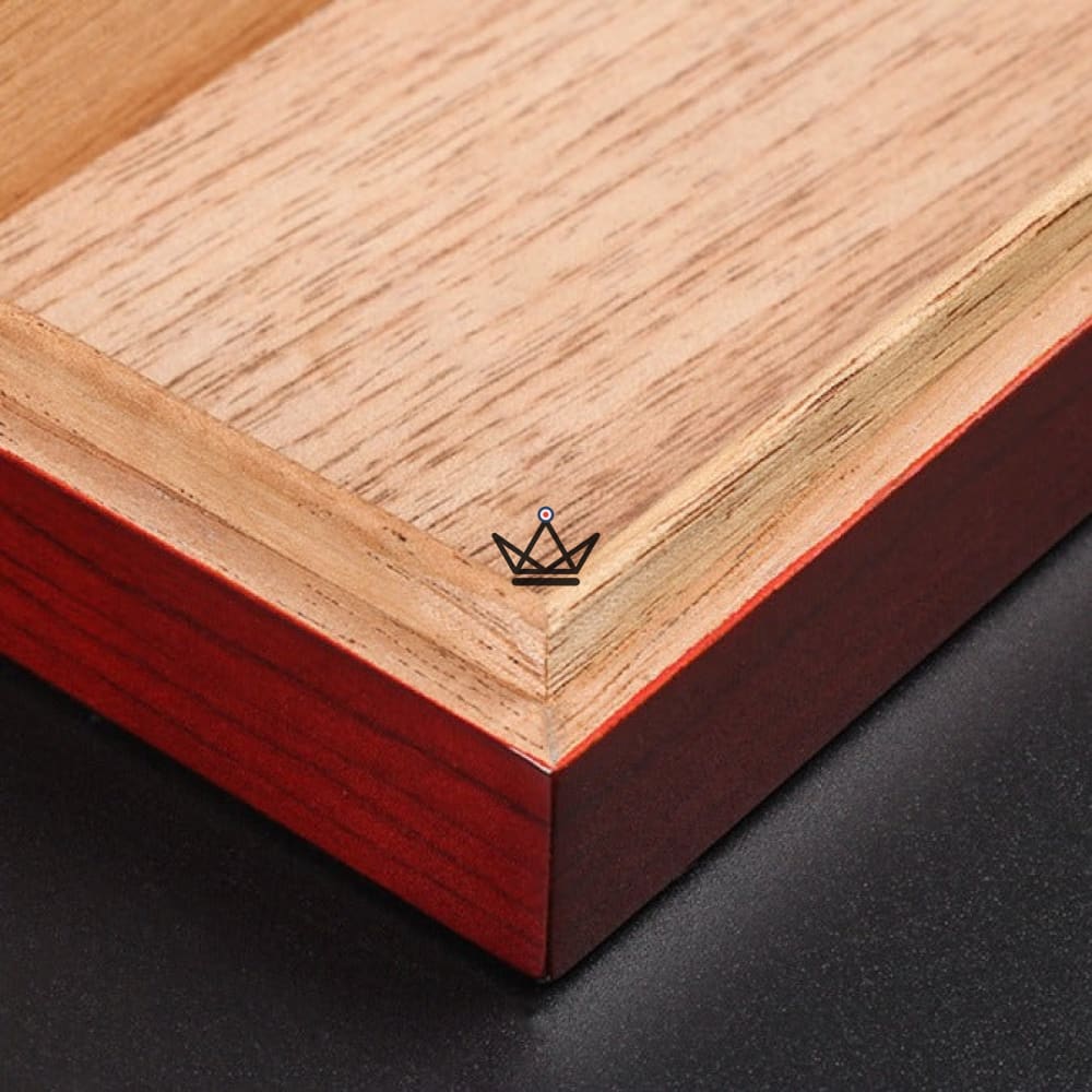 VAULT Cigar Humidor — Spanish Cedar, 5–8 Cigars, Built-in Humidifier, Hygrometer, Red or Black — view 9