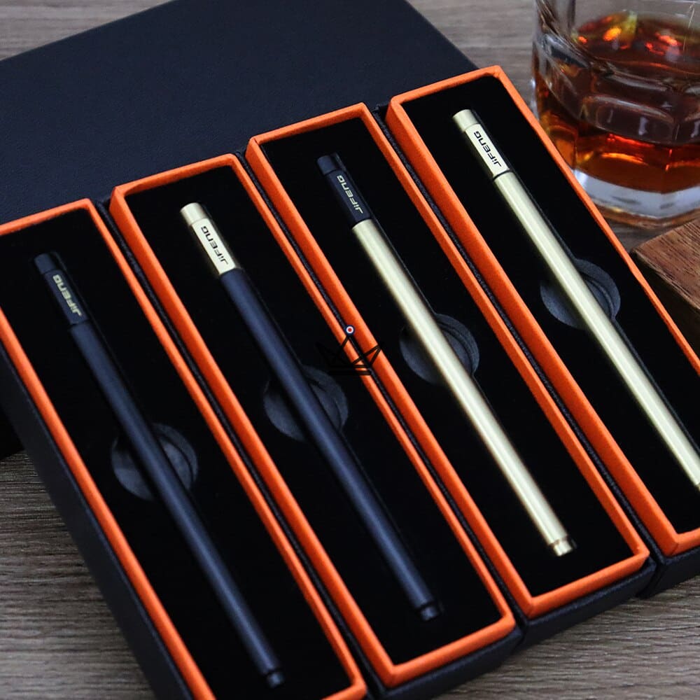 Ultimate Draw Cigar Poker — Stainless Steel, Precision Blades, 88 g, Gold or Black | Gift Box Included — view 3