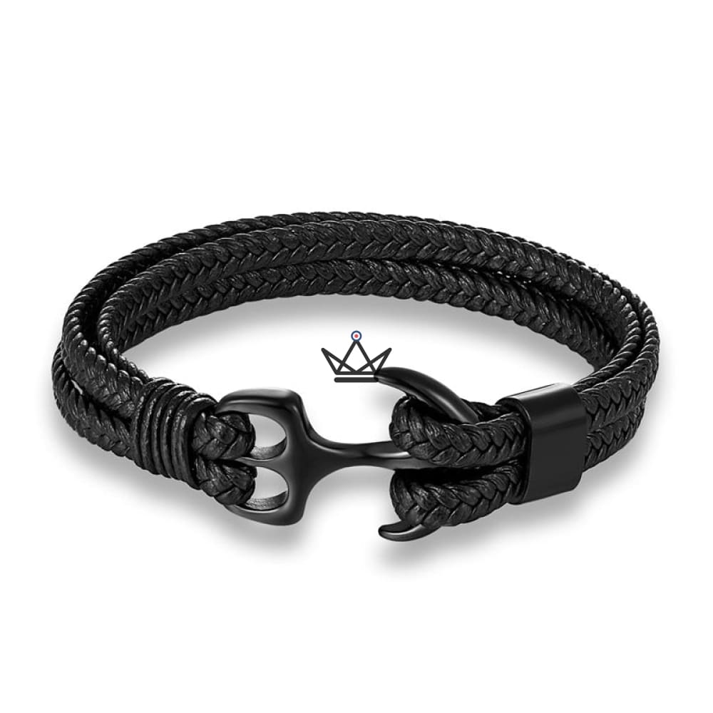 Neptune Twins Bracelet - Double Rope Anchor - 3 Finishes 3 Sizes — view 18