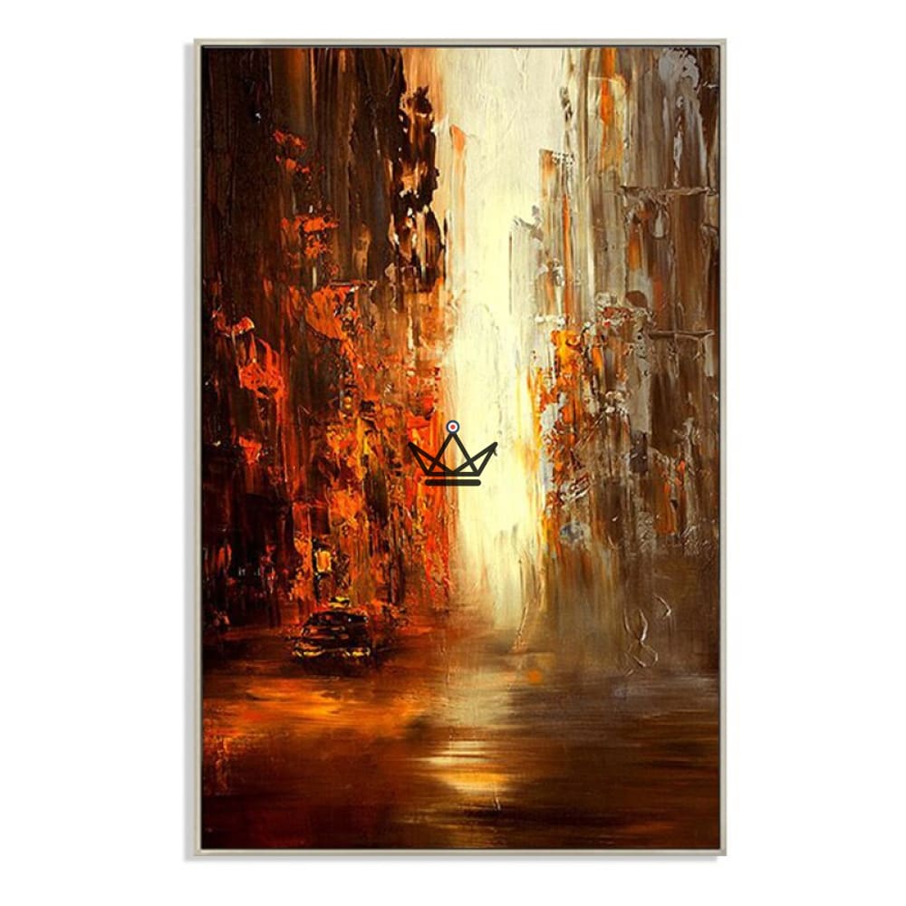 XXL oil painting on canvas - Modern design — F / 60cm x 90cm