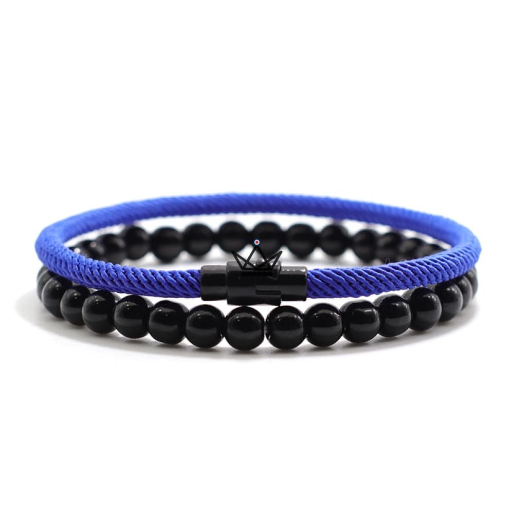 DUO ELEMENTARY STONE Pack - Cord & Onyx Bracelet - 9 Colors — view 10