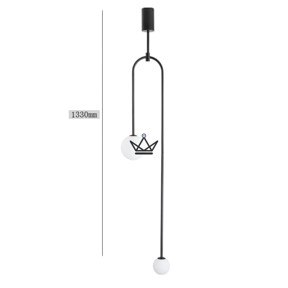 Colgante Chandelier - Balance - Negro / Pareja