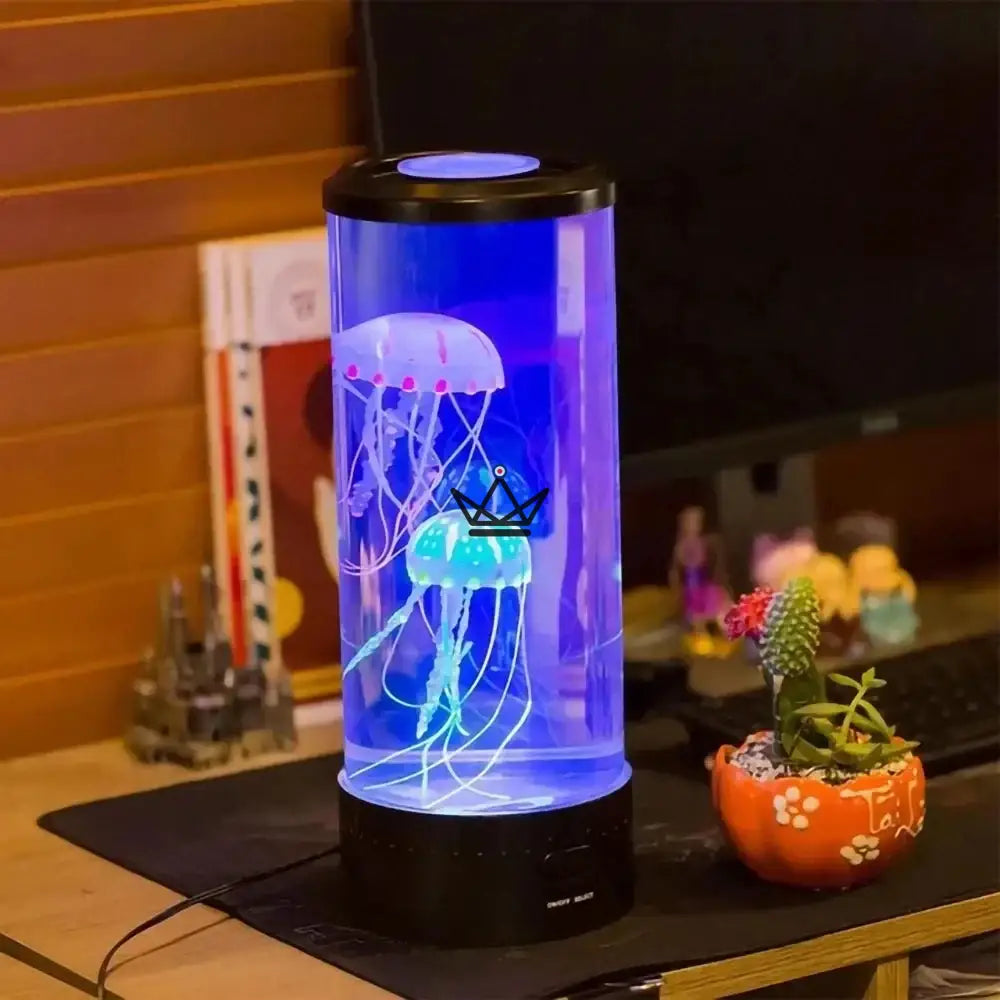 Lámpara de medusas LED - ambiente relajante del océano — vista 3