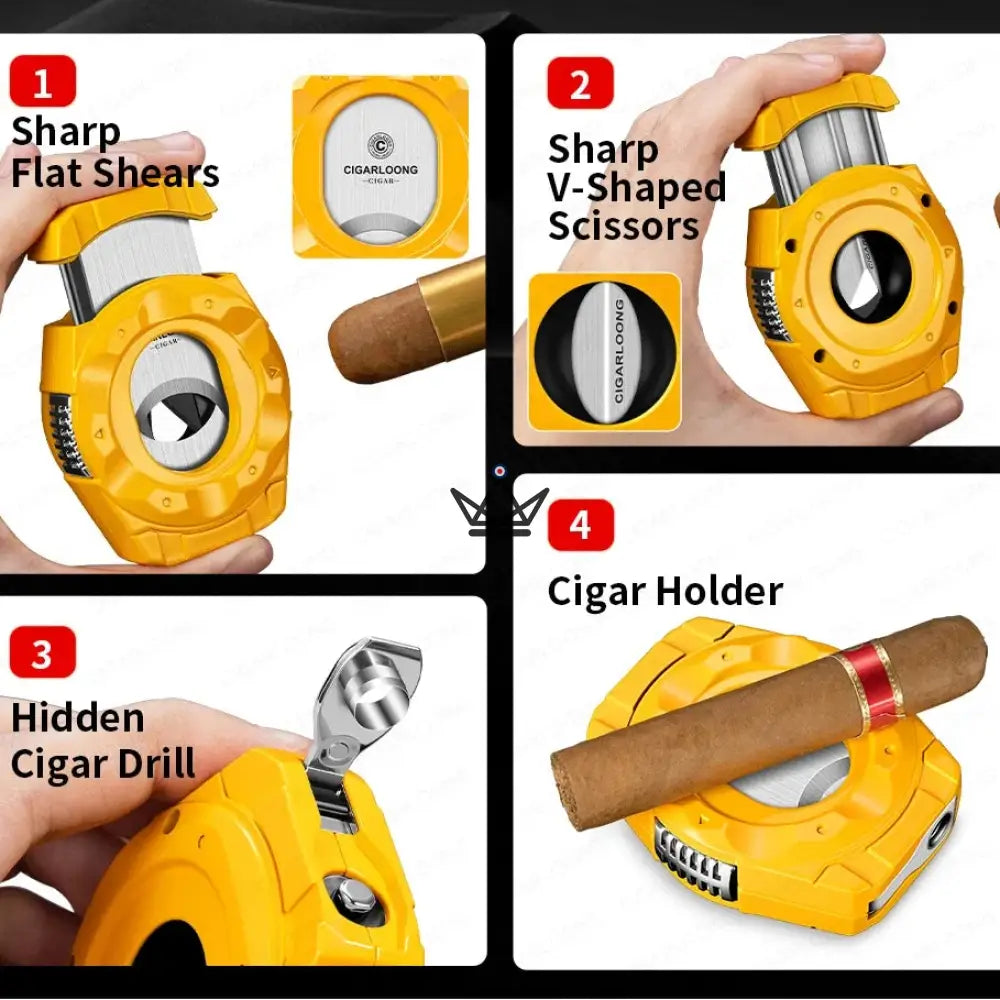 4-in-1 Stainless Steel Cigar Cutter - CALIBRIUM — view 10