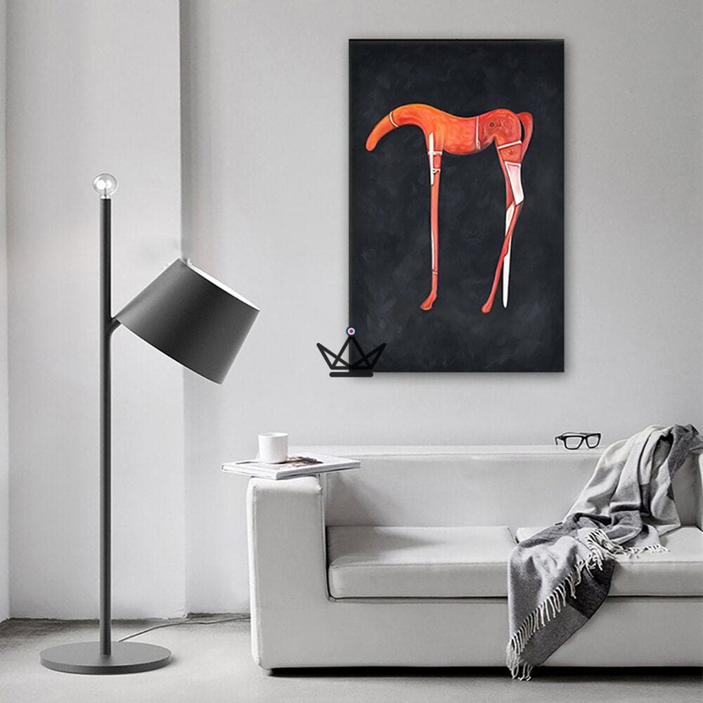 XXL oil painting on canvas - Animal Balance — view 4