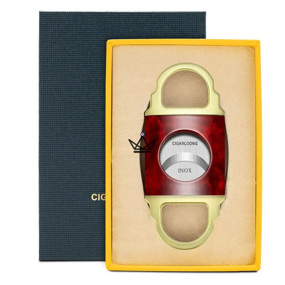 RADIANCE Edition Cigar Cutter - Stainless Steel Alloy, 9.5 x 4 cm | 6 Finishes, Gift Box — view 9