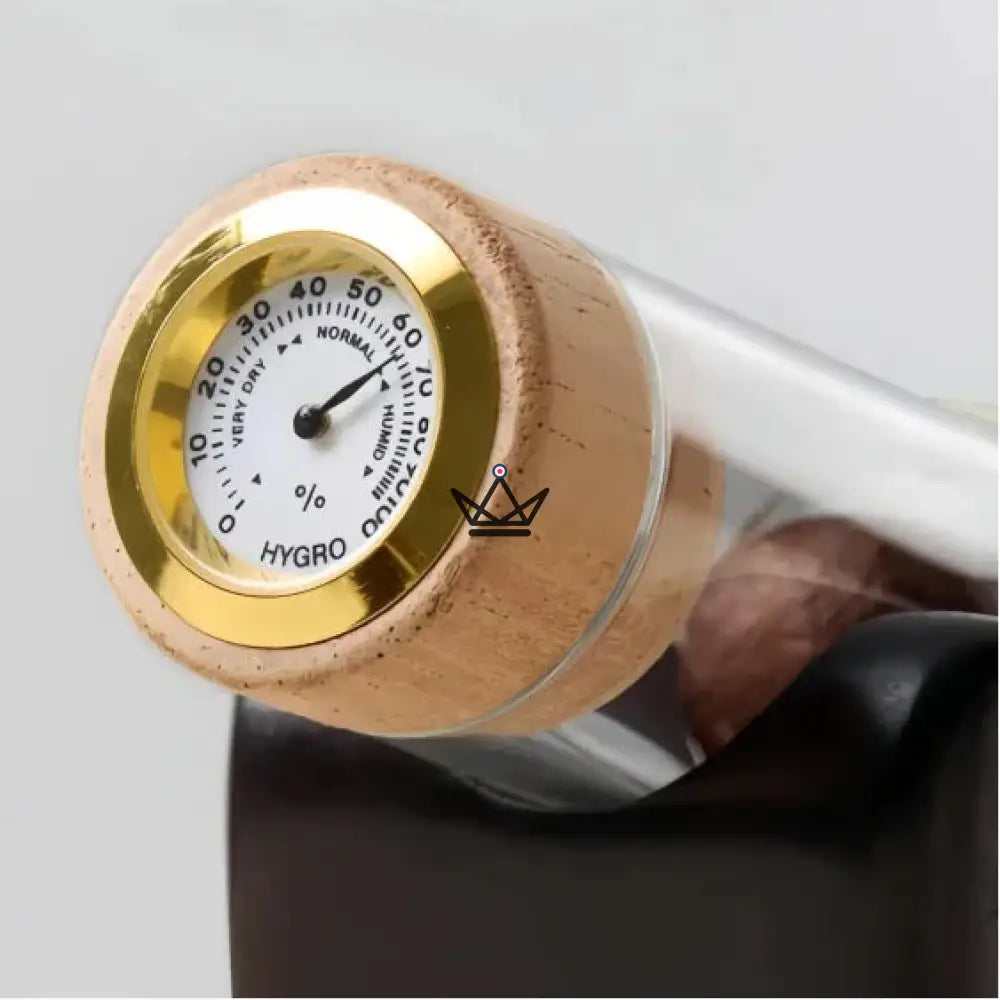 VENTURO INFUSIO 5-Tube Cigar Infuser — Latin Cross Wood, Cedar, Hygrometer & Thermometer — view 3