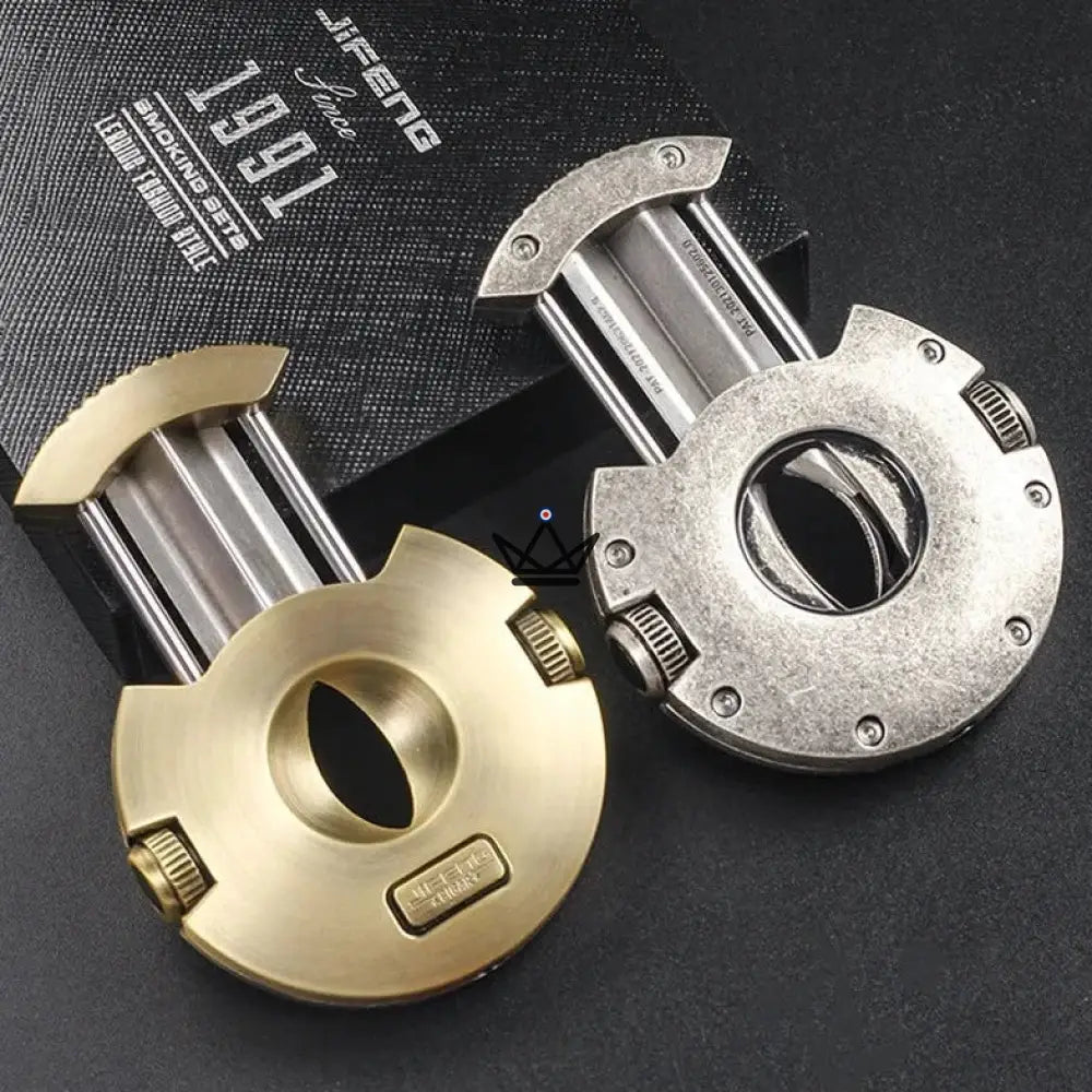 Modern Edition Circular Cigar Cutter | 3-in-1 Guillotine + Punches — view 5