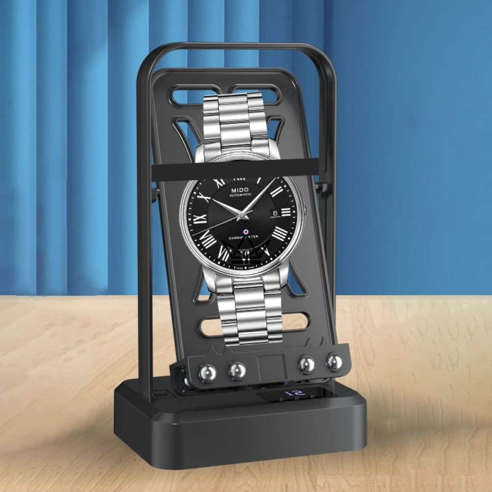 Uhrenbeweger POWERWRIST für Automatikuhren – Rotationsausgleich, LCD, 15 Tage Batterielaufzeit Uhrenbeweger POWERWRIST für Automatikuhren – Rotationsausgleich, LCD, 15 Tage Batterielaufzeit