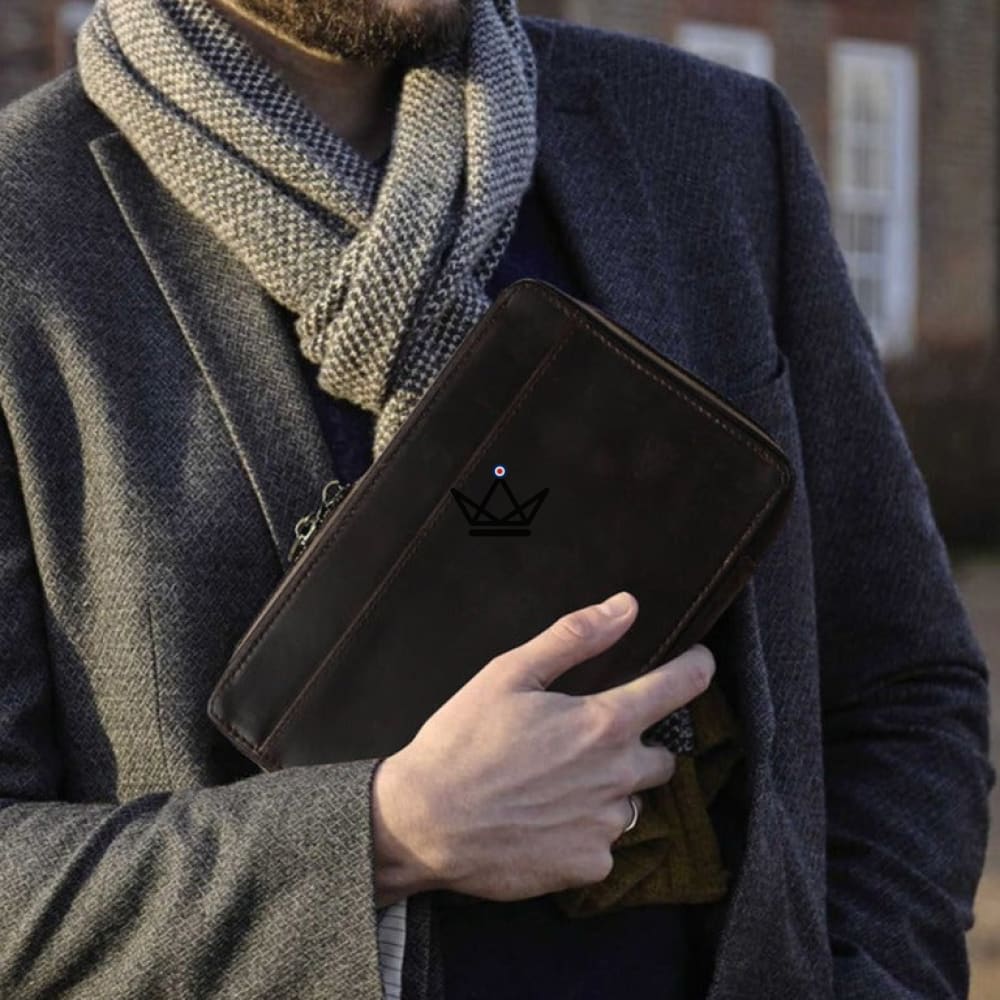 Customizable Leather Cigar Case - Voyageur Style — view 4