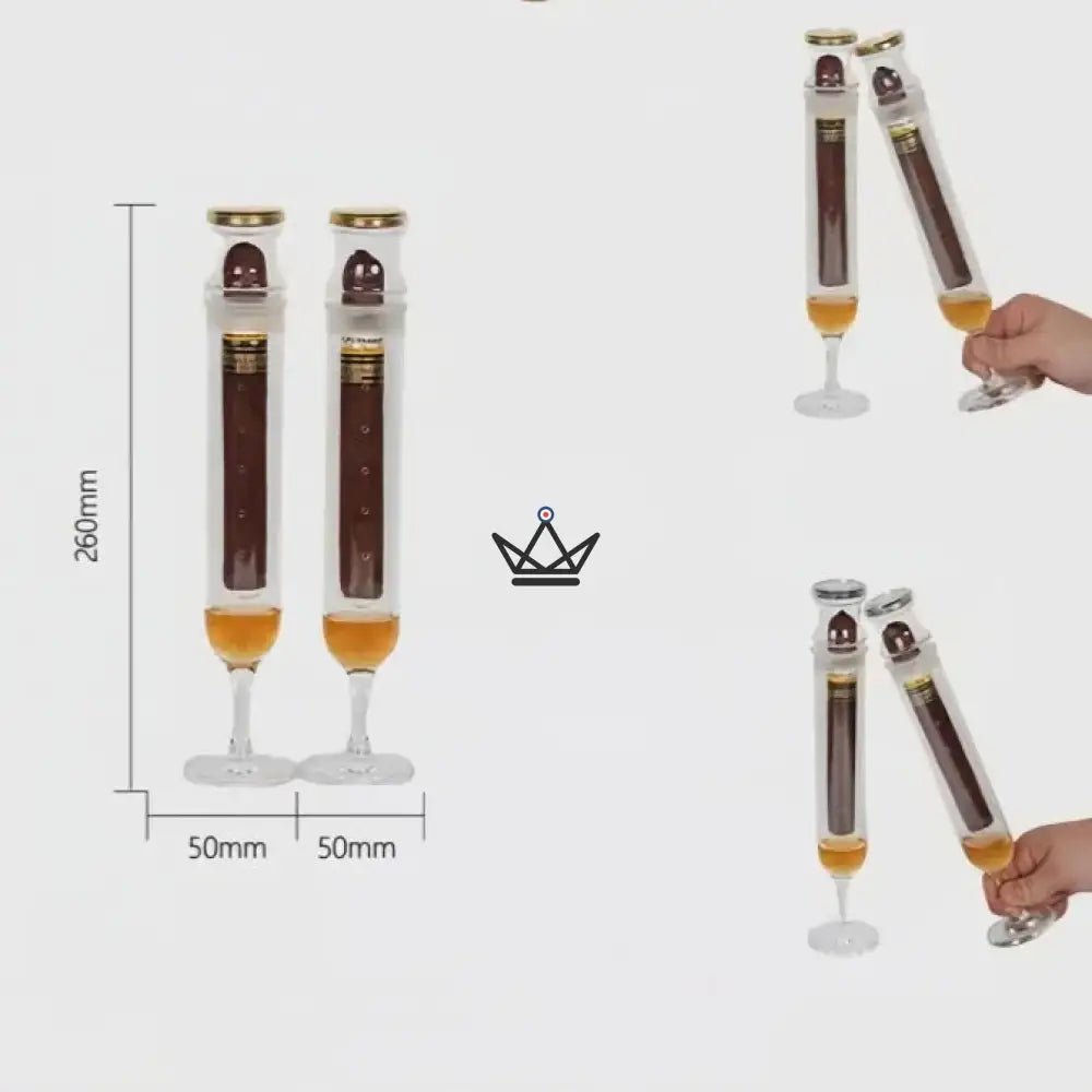 Infusio Flûtae — Zigarren-Infuser in Flötenform, integrierter Hygrometer | Gold & Silber – Ansicht 12