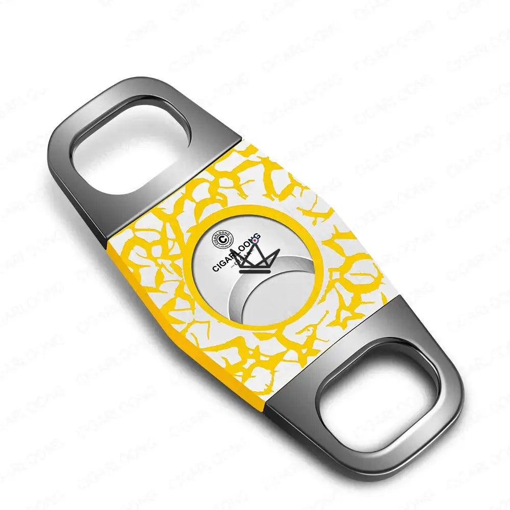 Fractalis Edition Zigarrenschneider — Guillotine mit Doppelklinge aus Edelstahl, Fraktalmuster, Ø 25 mm, 3 Varianten, inklusive stabiler Geschenkbox – Ansicht 14