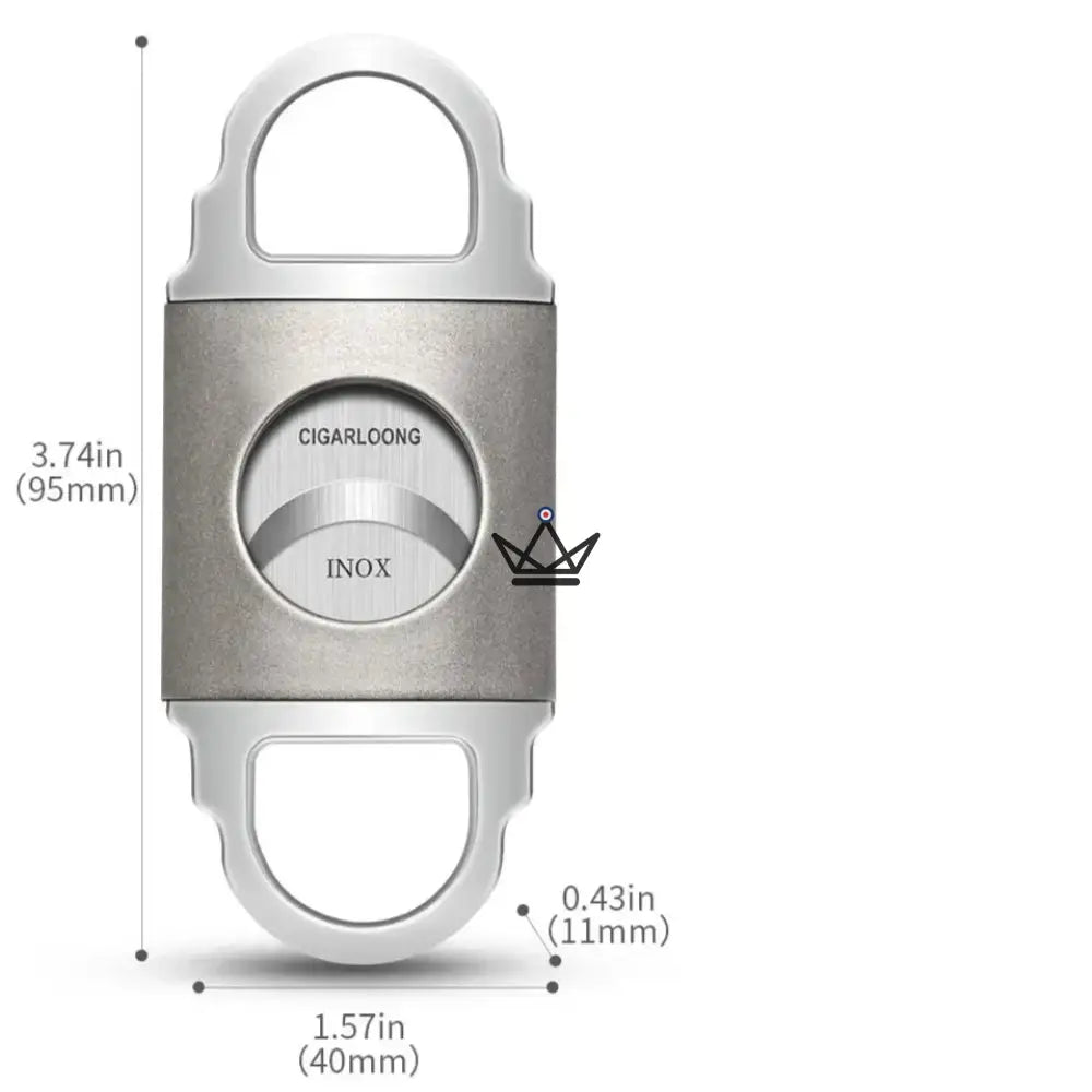 RADIANCE Edition Cigar Cutter - Stainless Steel Alloy, 9.5 x 4 cm | 6 Finishes, Gift Box — view 12