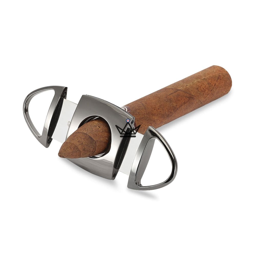 Incendium Pack - Triple Torch Lighter & Punch + 25 mm Double Blade Guillotine | Silver or Silver/Black · Gift Box Included — view 7