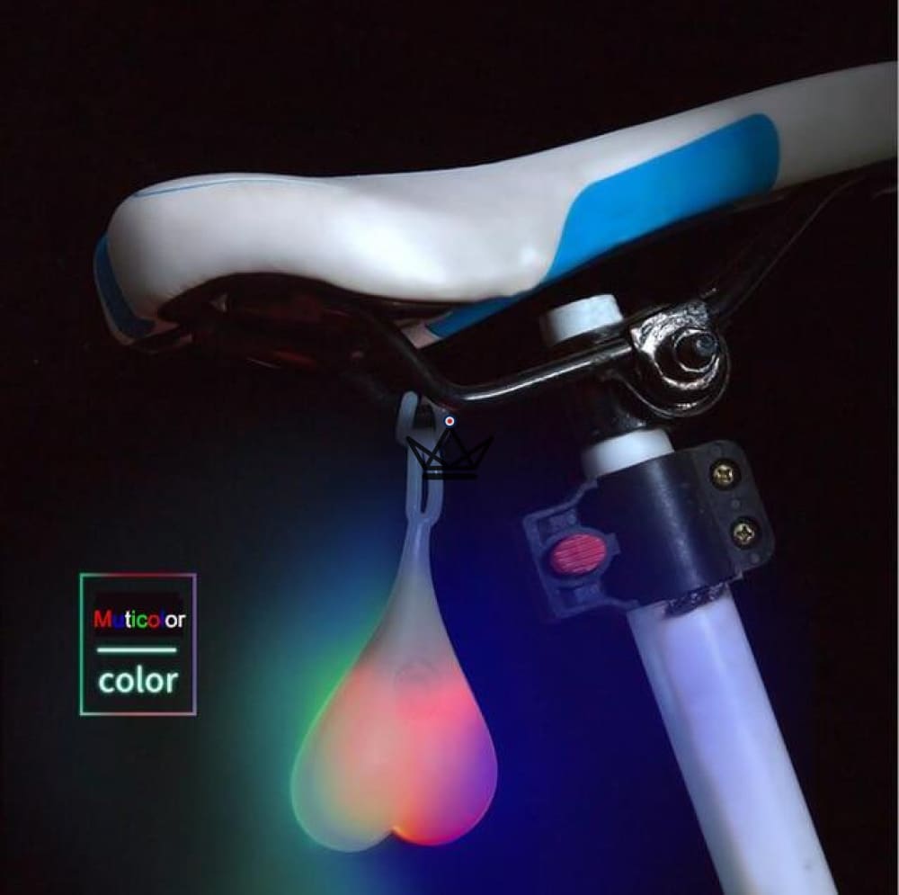 Bikes Balls — Silikon-LED-Fahrradlicht | 3 Modi, wasserdicht, auf C8 gesehen – Ansicht 6