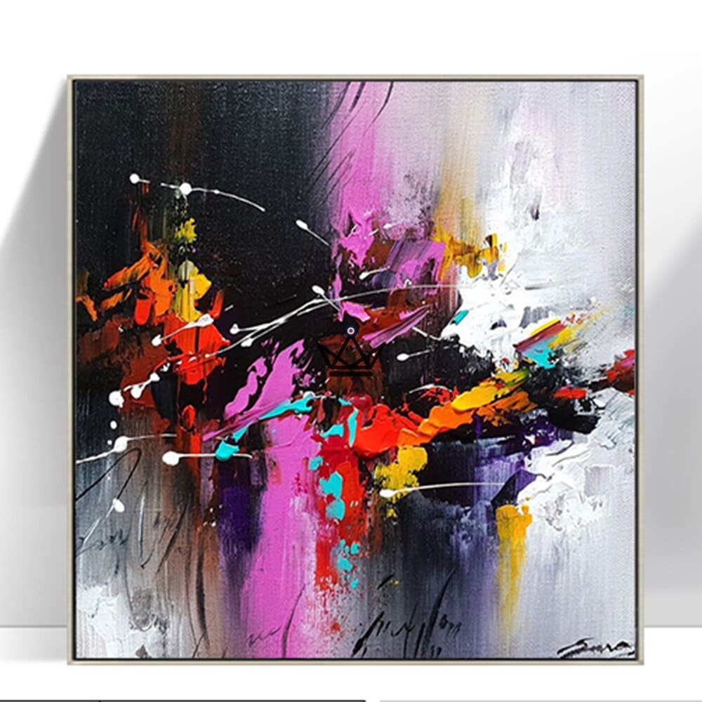 Ölgemälde auf XXL-Leinwand - Chromatic Fusion – Ansicht 11