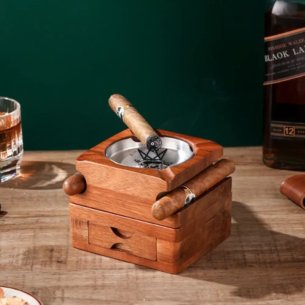 Zigarrenaschenbecher-Set - Authentica-Holz – Ansicht 5