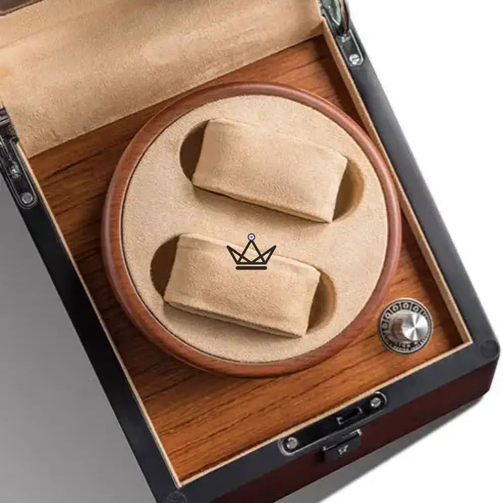 RUSTIC HERITAGE Automatic Watch Winder — Refined Wood, 3 Configurations, 5 Modes — view 12
