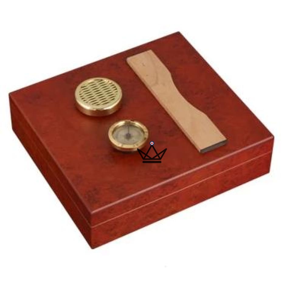 Wood Magnet Cigar Humidor — Spanish Cedar, Magnetic Hygrometer | 20 Cigars — view 22