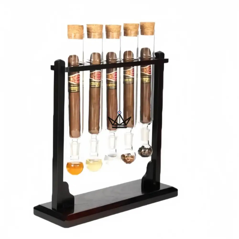 Infusor für 5 Zigarren INFUSIO QUINTESSENCE – Borosilikatglas, Zeder, Hygrometer – Ansicht 8