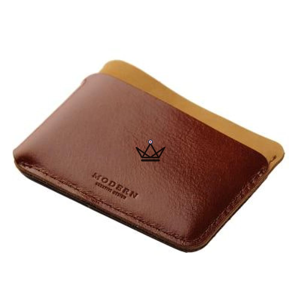 Tarjeta de cuero Holder - REVOLVE - Brown