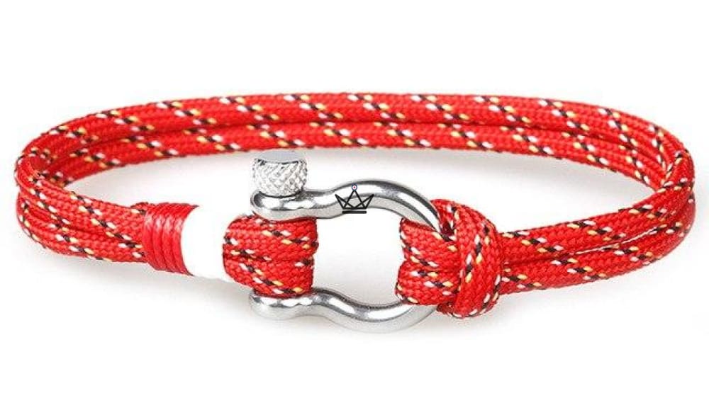 Armband HADOCK – Ankerkette versilbert & Seil – 11 Farben – Ansicht 14