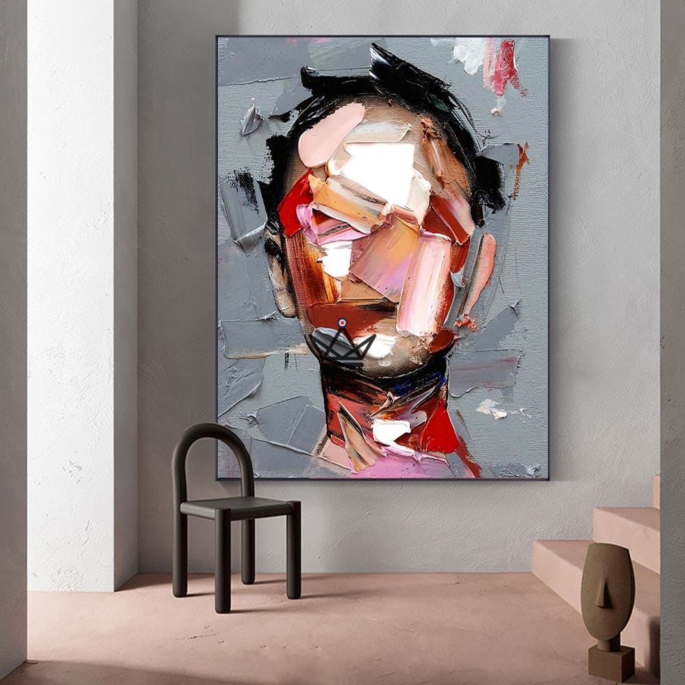 XXL pintura al óleo sobre lienzo - Profundidad del alma
