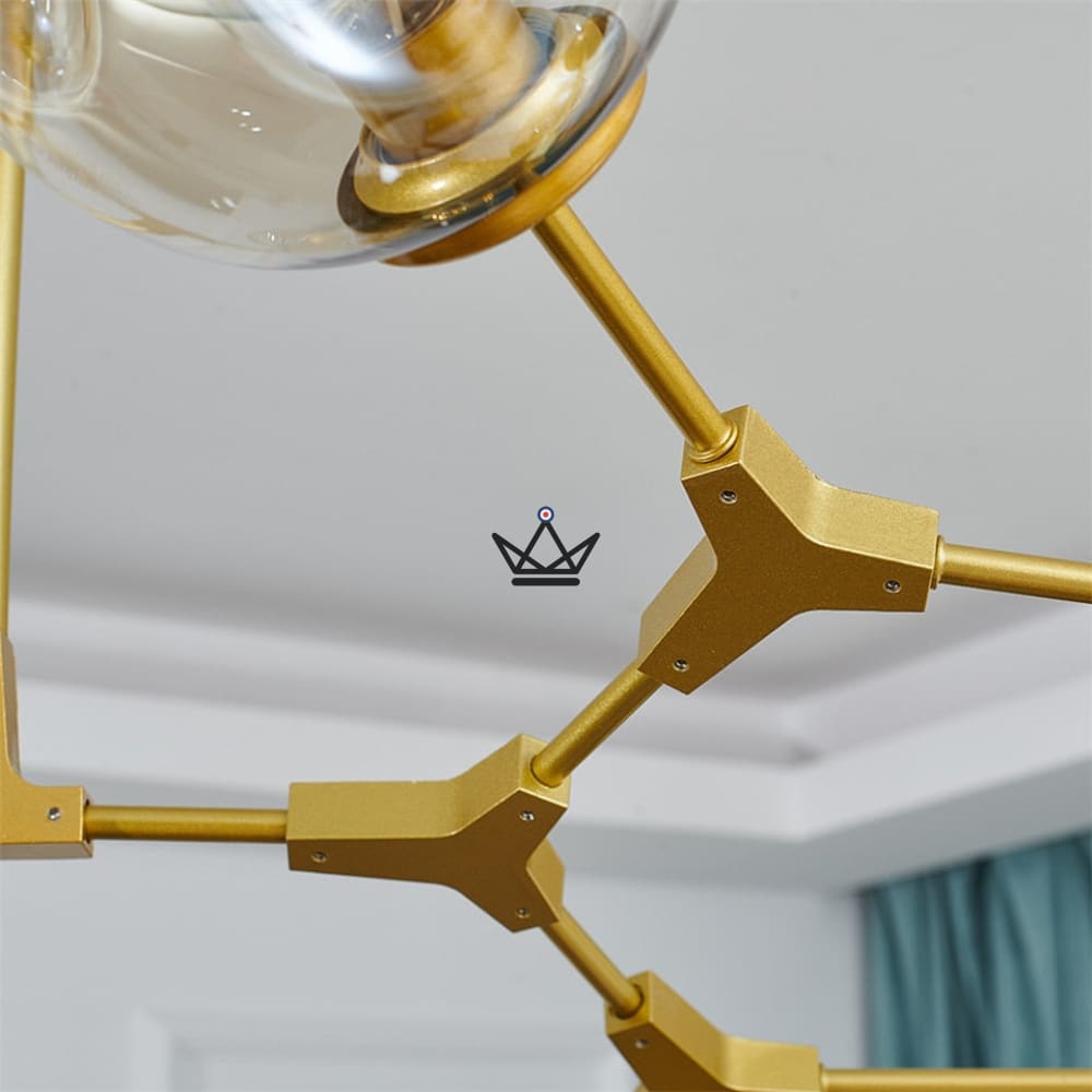 Artikulierte industrielle Deckenleuchte – Branching Bubble Style – Ansicht 24