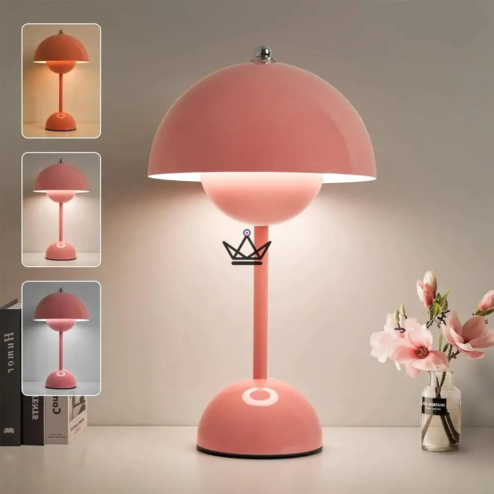 Table lamp - Flowerpot Style Chromatique by AA — Soft Rose