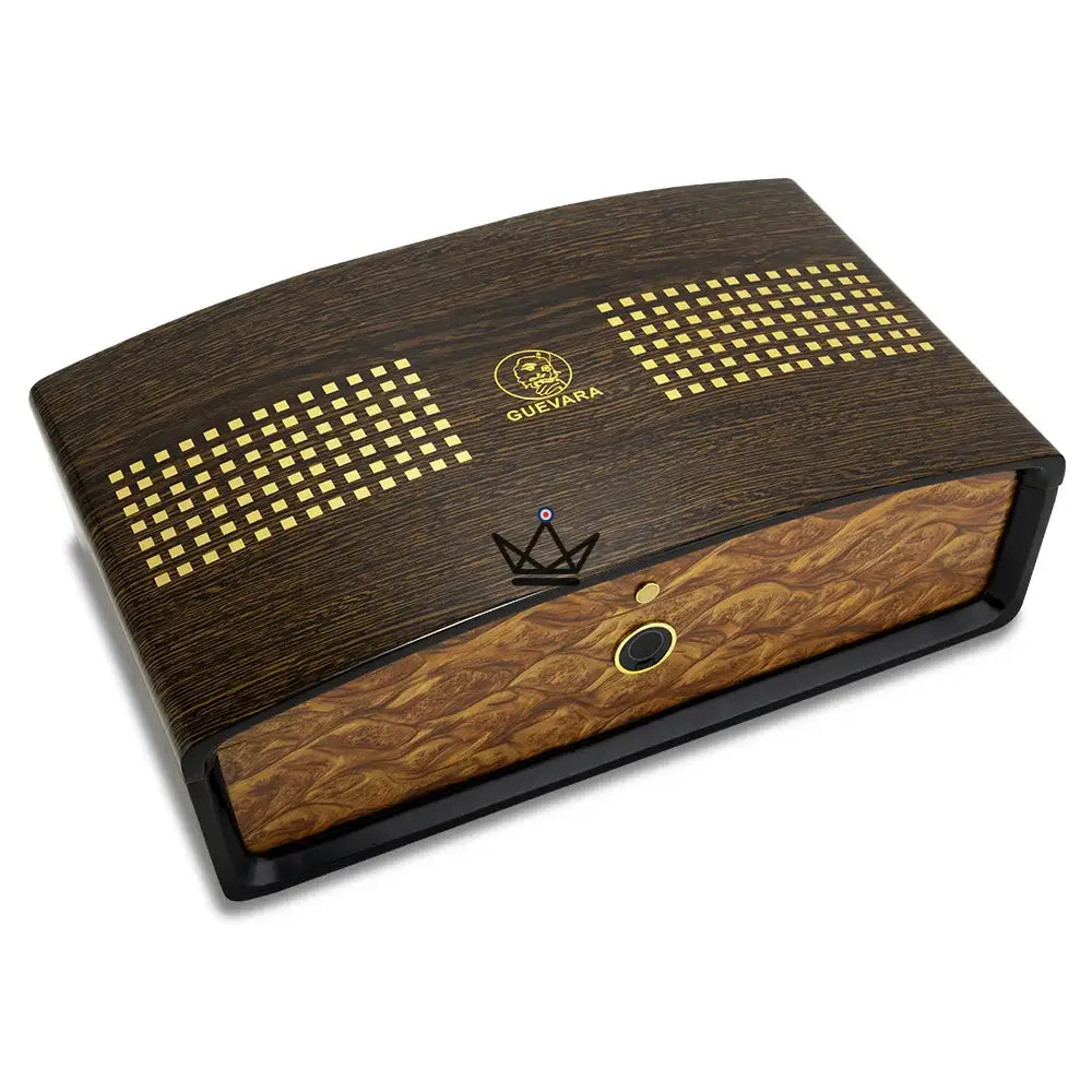 GUEVARA ELEGANCE Cigar Humidor — Fingerprint, Spanish Cedar, High Security — view 18