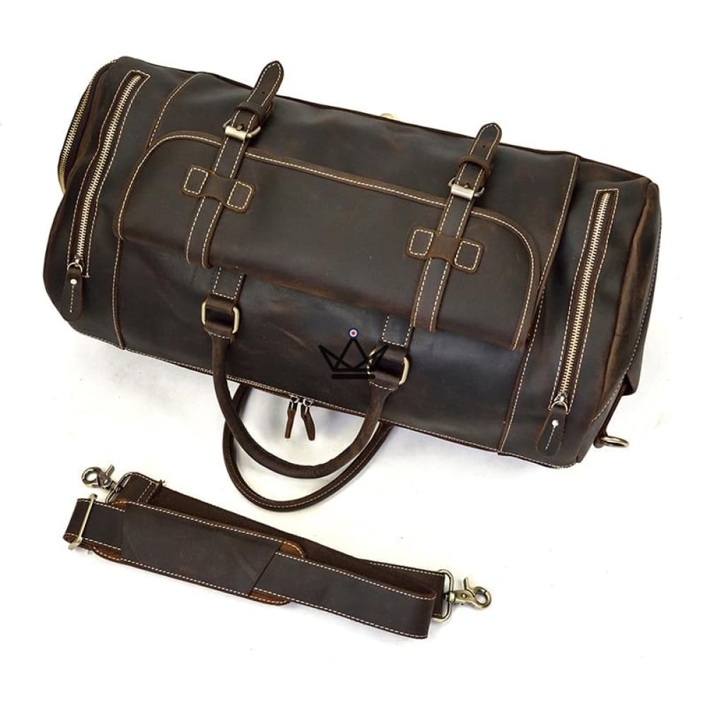 Bolso de viaje de cuero vintage - HORSE - vista 12