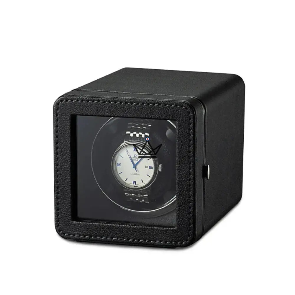 Uhrenbeweger für Automatikuhren PRESTIGE ÉQUINOXE — PU-Leder, blaue LED, 5 Modi, USB-C – Ansicht 14