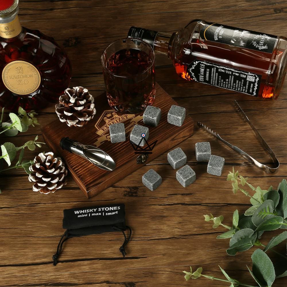 Caja de whisky de piedra - Edad de piedra