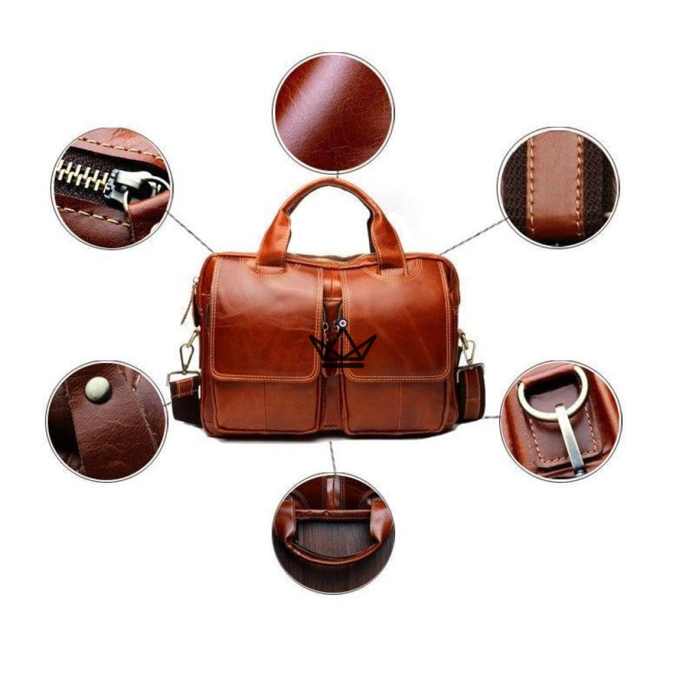 Sacoche en cuir vintage - Le NINO — image 9